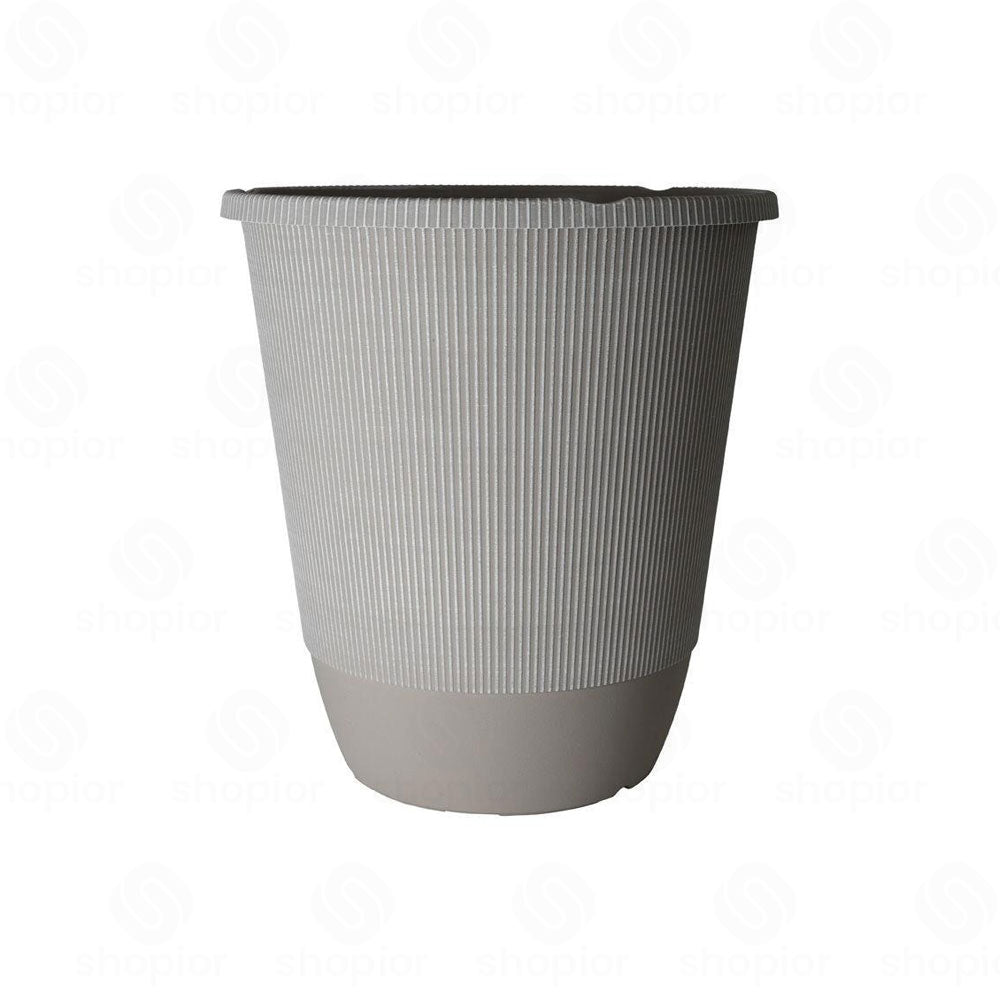 Jake Faux Ribbed Plant Pot Collection – Modern Indoor & Outdoor Garden Planters,