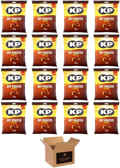 KP Peanuts Original Salted & Dry Roasted – Classic British Roasted Nuts