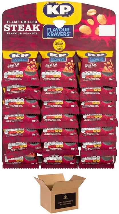 KP Peanuts Original Salted & Dry Roasted – Classic British Roasted Nuts