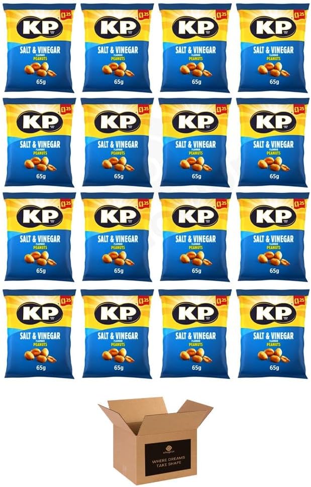 KP Peanuts Original Salted & Dry Roasted – Classic British Roasted Nuts