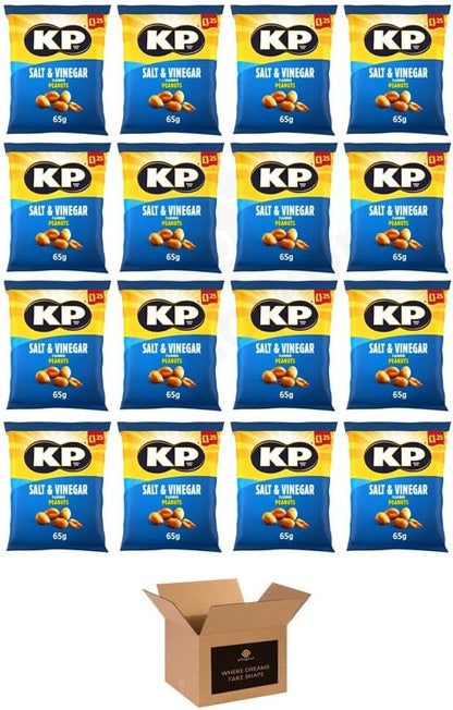 KP Peanuts Original Salted & Dry Roasted – Classic British Roasted Nuts