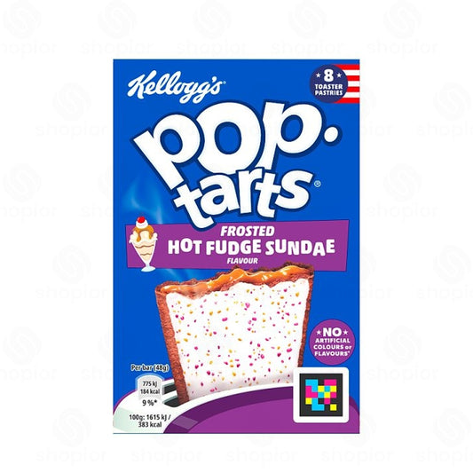 Kellogg's Pop-Tarts Frosted Hot Fudge Sundae Toaster Pastries | 6 Boxes (48 Pastries)