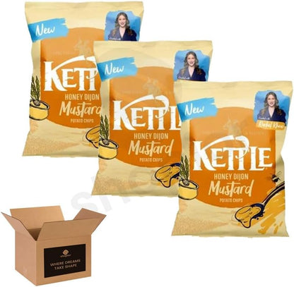 Kettle Chips Variety Flavoured Potato Crisps Snacks – Hand Cooked Cut Crispy
