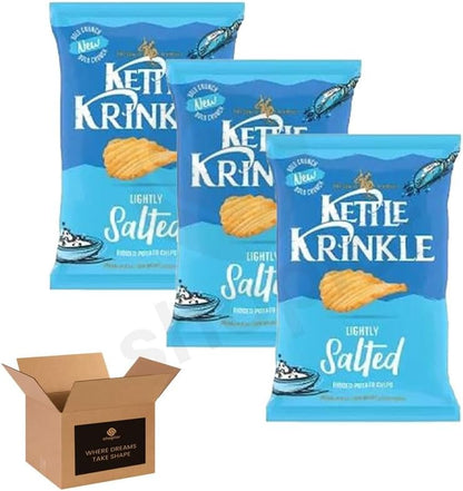 Kettle Chips Variety Flavoured Potato Crisps Snacks – Hand Cooked Cut Crispy