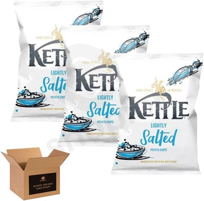 Kettle Chips Variety Flavoured Potato Crisps Snacks – Hand Cooked Cut Crispy