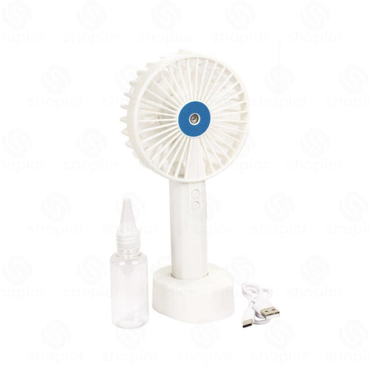 Portable Mist Spray Fan  | 3-Speed Water Spray Cooling with Phone Holder Stand for Travel, Office