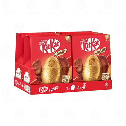 KitKat Crispy Chocolate Giant Easter Egg 208g – Milk Chocolate Large Eggs Wafer Crunch