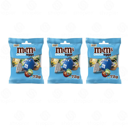 M&M’s Crispy Milk Chocolate Easter Eggs Variety Pack – Mini Eggs, Large Crispy, Egg Gift Packs