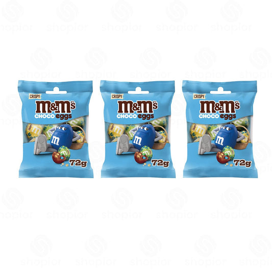 M&M’s Crispy Milk Chocolate Easter Eggs Variety Pack – Mini Eggs, Large Crispy, Egg Gift Packs