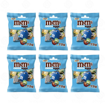 M&M’s Crispy Milk Chocolate Easter Eggs Variety Pack – Mini Eggs, Large Crispy, Egg Gift Packs