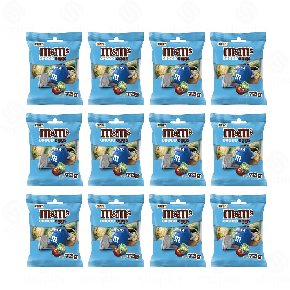 M&M’s Crispy Milk Chocolate Easter Eggs Variety Pack – Mini Eggs, Large Crispy, Egg Gift Packs