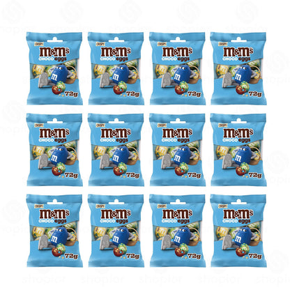 M&M’s Crispy Milk Chocolate Easter Eggs Variety Pack – Mini Eggs, Large Crispy, Egg Gift Packs