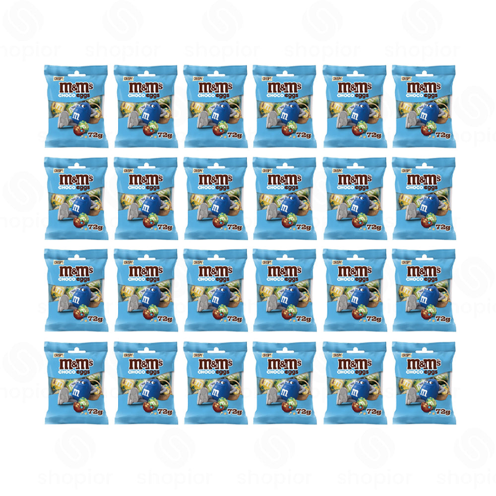 M&M’s Crispy Milk Chocolate Easter Eggs Variety Pack – Mini Eggs, Large Crispy, Egg Gift Packs
