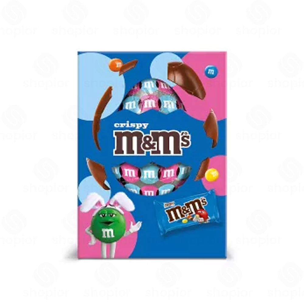 M&M’s Crispy Milk Chocolate Easter Eggs Variety Pack – Mini Eggs, Large Crispy, Egg Gift Packs