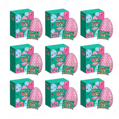 M&M’s Crispy Milk Chocolate Easter Eggs Variety Pack – Mini Eggs, Large Crispy, Egg Gift Packs