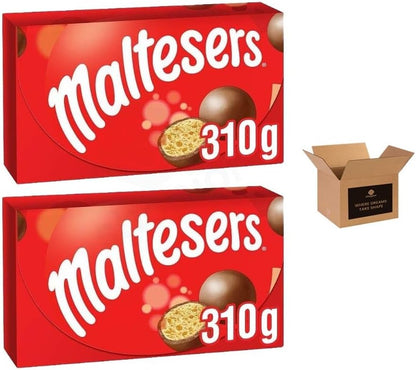 Maltesers Chocolate Gift Box & Snack Packs | Milk Chocolates with Honeycomb