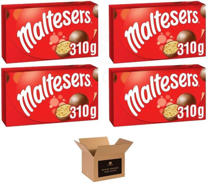 Maltesers Chocolate Gift Box & Snack Packs | Milk Chocolates with Honeycomb