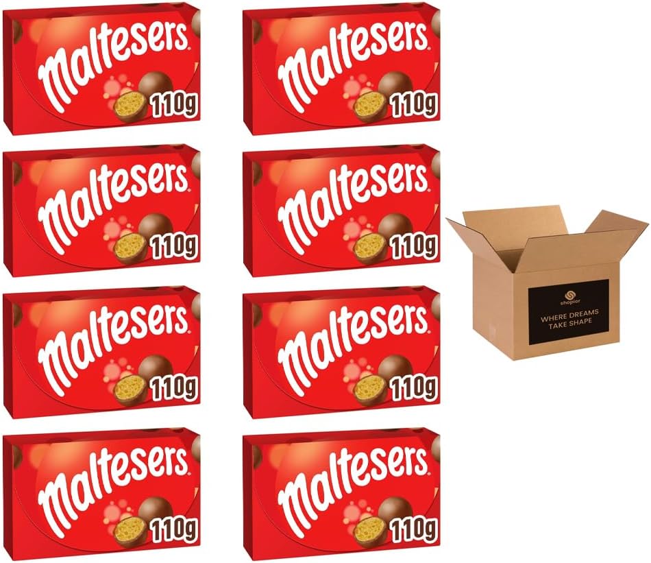 Maltesers Chocolate Gift Box & Snack Packs | Milk Chocolates with Honeycomb