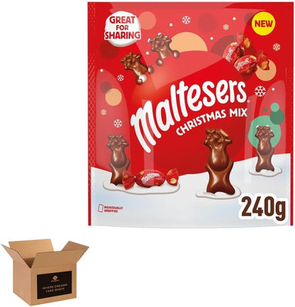 Maltesers Chocolate Gift Box & Snack Packs | Milk Chocolates with Honeycomb