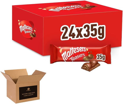 Maltesers Chocolate Gift Box & Snack Packs | Milk Chocolates with Honeycomb