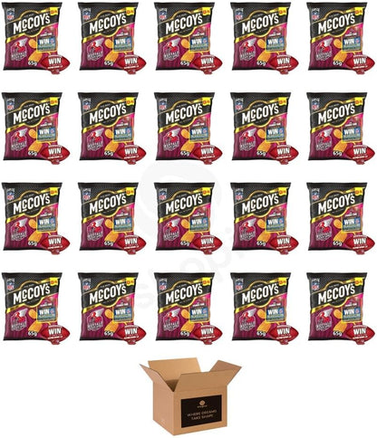 McCoy’s Crisps Multipack 6 Packs in 1 Pack– Crisps in Bold Flavours – Snacks