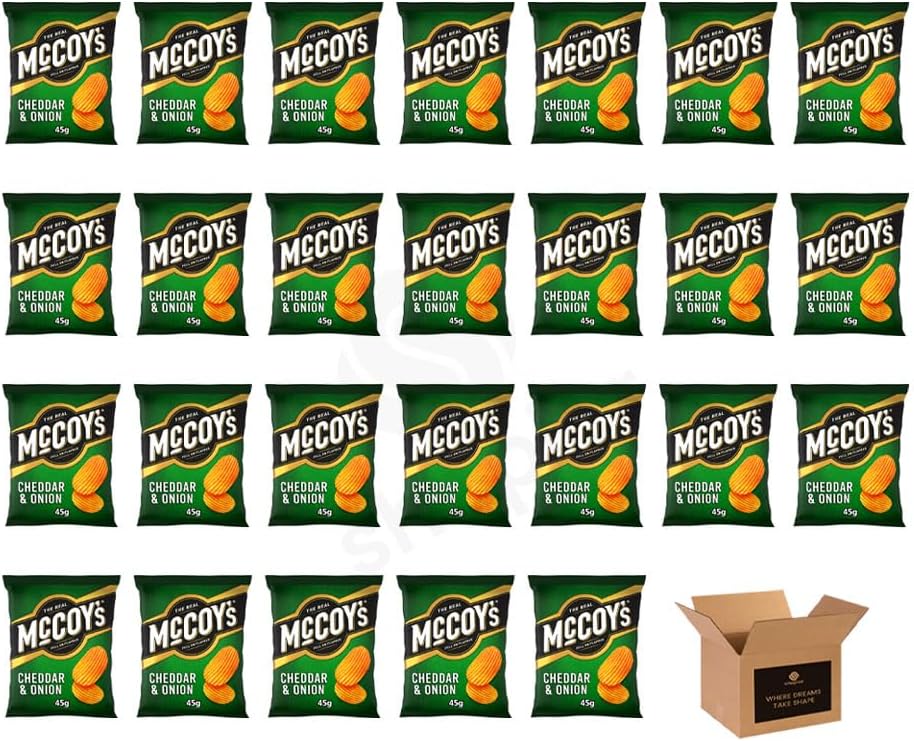 McCoy’s Crisps Multipack 6 Packs in 1 Pack– Crisps in Bold Flavours – Snacks