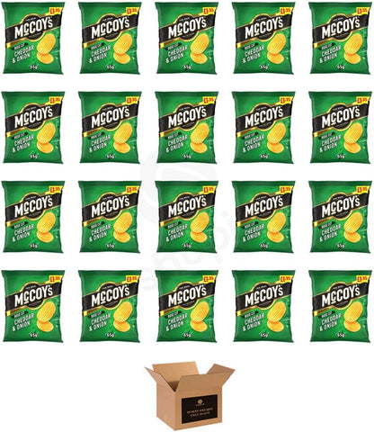 McCoy’s Crisps Multipack 6 Packs in 1 Pack– Crisps in Bold Flavours – Snacks