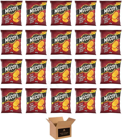 McCoy’s Crisps Multipack 6 Packs in 1 Pack– Crisps in Bold Flavours – Snacks