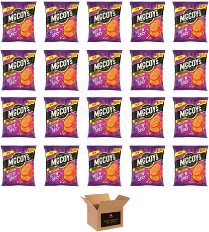 McCoy’s Crisps Multipack 6 Packs in 1 Pack– Crisps in Bold Flavours – Snacks