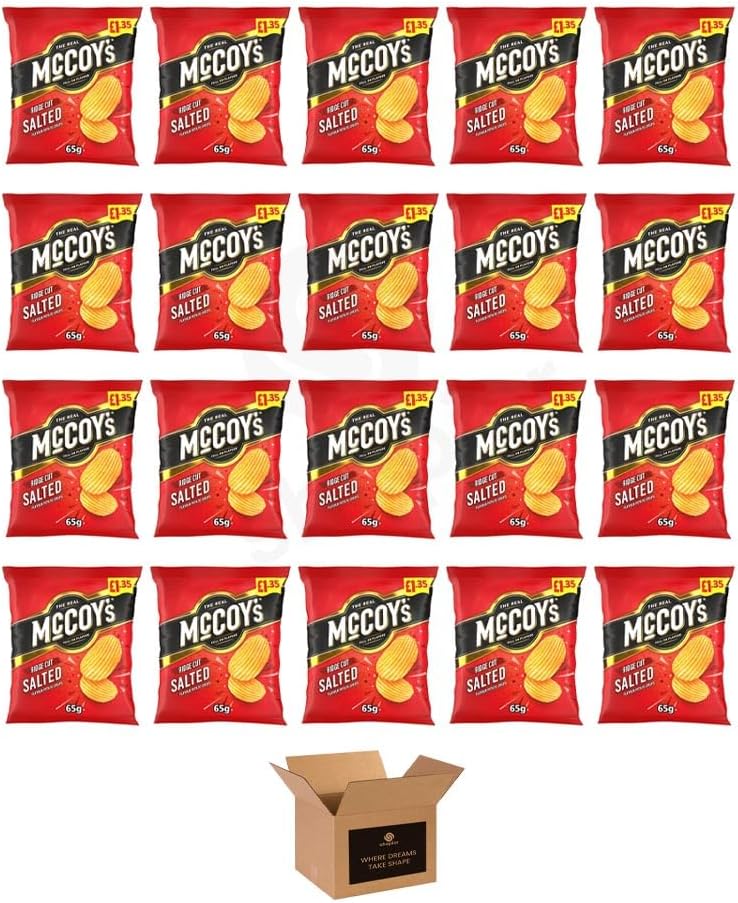 McCoy’s Crisps Multipack 6 Packs in 1 Pack– Crisps in Bold Flavours – Snacks