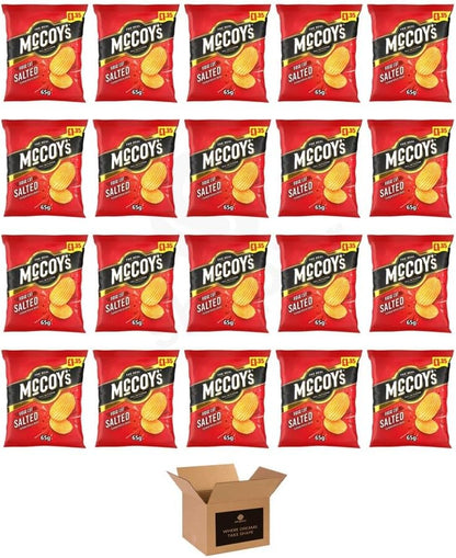 McCoy’s Crisps Multipack 6 Packs in 1 Pack– Crisps in Bold Flavours – Snacks