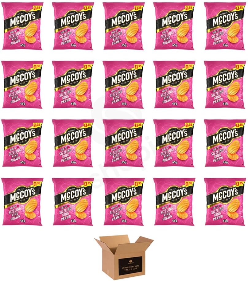McCoy’s Crisps Multipack 6 Packs in 1 Pack– Crisps in Bold Flavours – Snacks