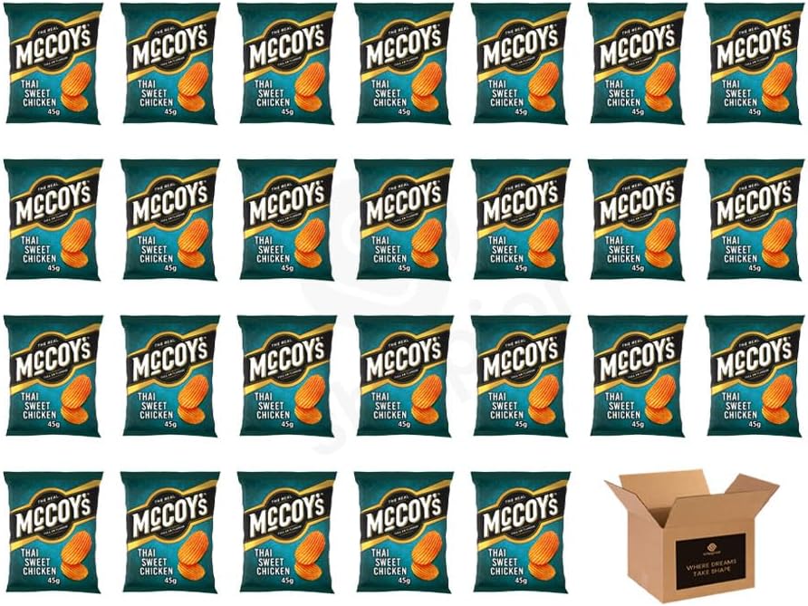 McCoy’s Crisps Multipack 6 Packs in 1 Pack– Crisps in Bold Flavours – Snacks