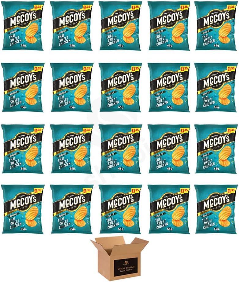 McCoy’s Crisps Multipack 6 Packs in 1 Pack– Crisps in Bold Flavours – Snacks