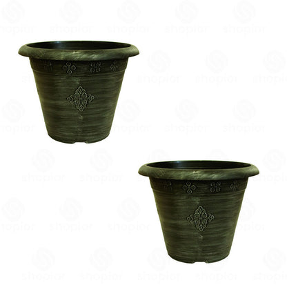 Medley Planter Collection | Round, Square & Window Box Garden Planters | Gardening Flower Plant Pots