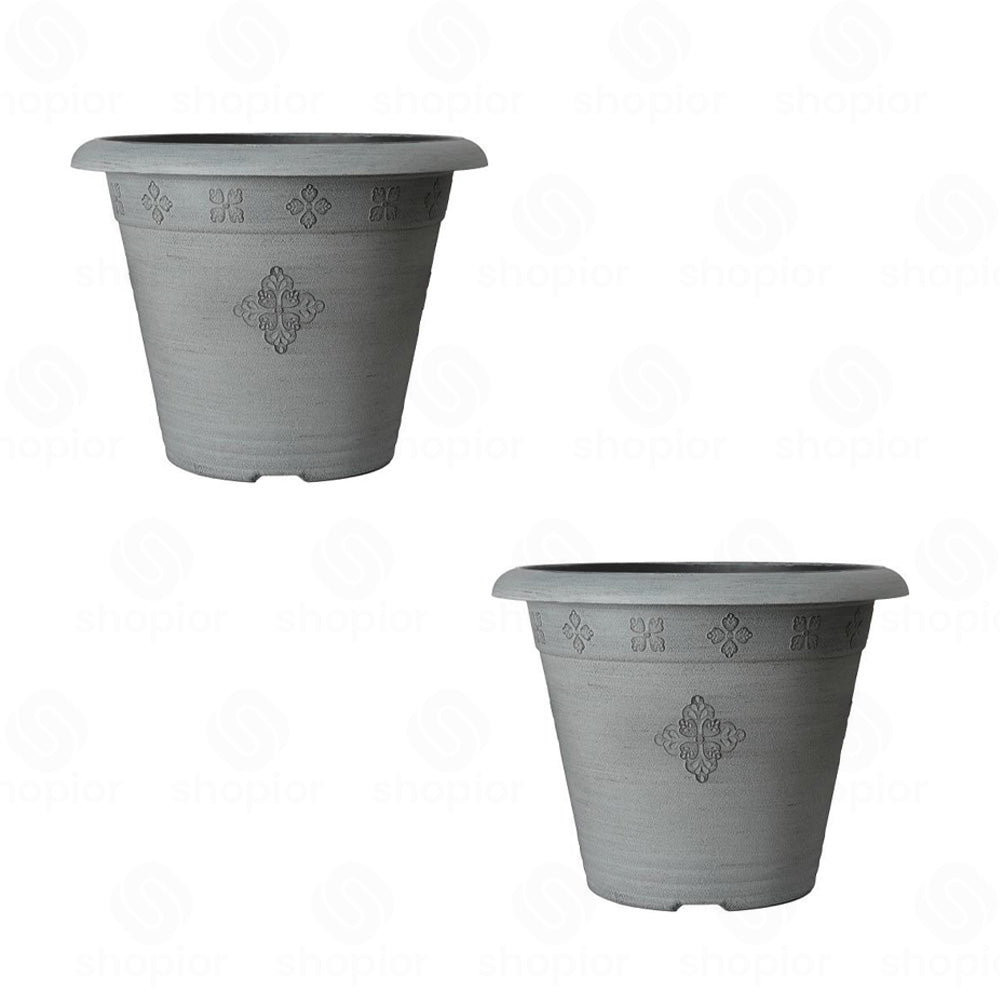 Medley Planter Collection | Round, Square & Window Box Garden Planters | Gardening Flower Plant Pots