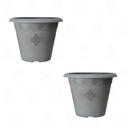 Medley Planter Collection | Round, Square & Window Box Garden Planters | Gardening Flower Plant Pots