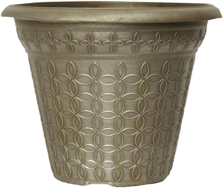 Mod Flora Plant Pot Planter – 9L Indoor Outdoor Flower Pot with Drainage Holes