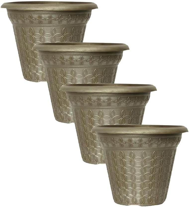Mod Flora Plant Pot Planter – 9L Indoor Outdoor Flower Pot with Drainage Holes