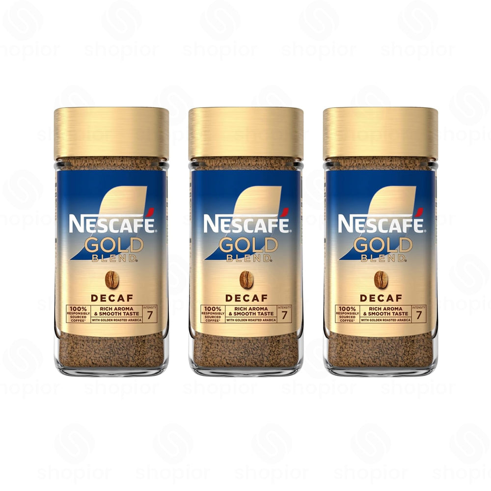 Nescafe Gold Blend Decaf Instant Coffee – Original Decaffeinated Coffee Jar 95g