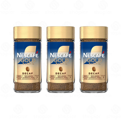 Nescafe Gold Blend Decaf Instant Coffee – Original Decaffeinated Coffee Jar 95g