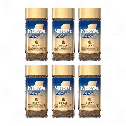 Nescafe Gold Blend Decaf Instant Coffee – Original Decaffeinated Coffee Jar 95g