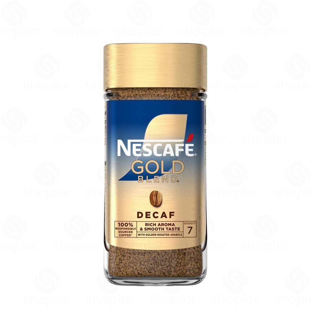 Nescafe Gold Blend Decaf Instant Coffee – Original Decaffeinated Coffee Jar 95g