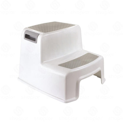 Heavy Duty Step Stool Non-Slip – Portable Anti Slip Foot Stool for Kids & Adults