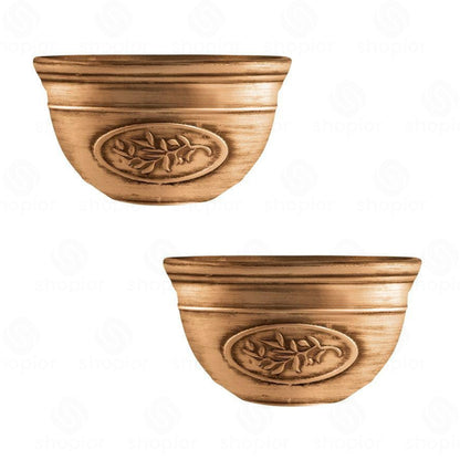 Olive Planters with Saucer Option – 30cm Decorative Planter Bowl Indoor Outdoor Garden Plant Pots