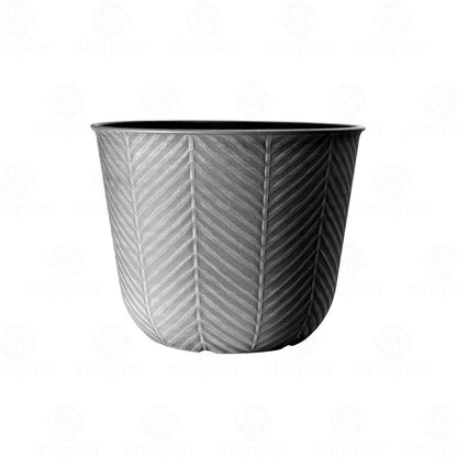 Silver Zinc Galvanised Metal Plant Pots – Rustic Heart Print Trough & Pail Planters with Rope Handles