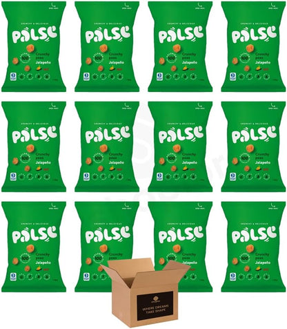 PALSE Sweet Paprika - Crunchy Peas - Sea Salt & Vinegar Broad Bean Snacks