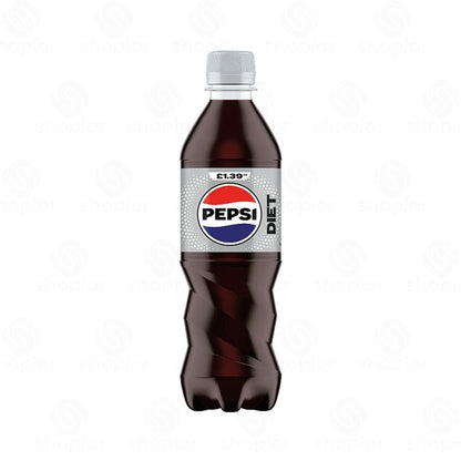 Pepsi Cola 500ml Pack of 12 | Low Calorie Sparkling Soft Drink | Fizzy Carbonated Cola Beverage