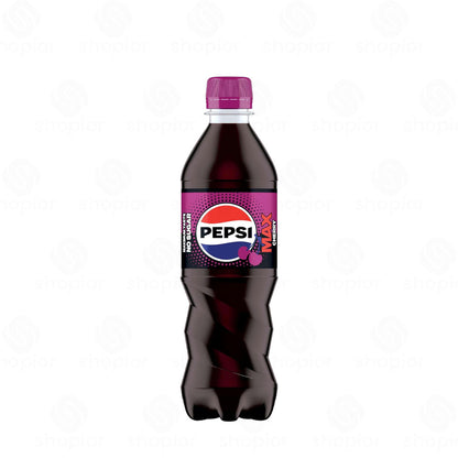 Pepsi Cola 500ml Pack of 12 | Low Calorie Sparkling Soft Drink | Fizzy Carbonated Cola Beverage