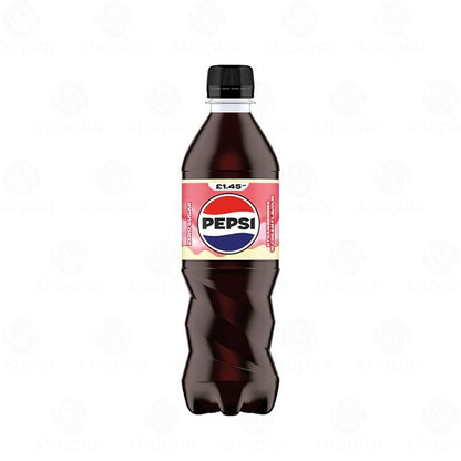 Pepsi Cola 500ml Pack of 12 | Low Calorie Sparkling Soft Drink | Fizzy Carbonated Cola Beverage